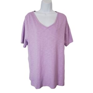 CHICO'S Ultimate Tee Lavender Purple Sz L 2